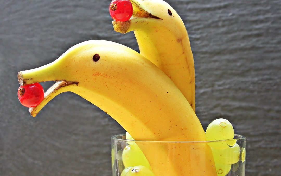 Dolphin bananas snack