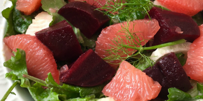 FENNEL, BEET & GRAPEFRUIT SALAD + Tahini Dressing