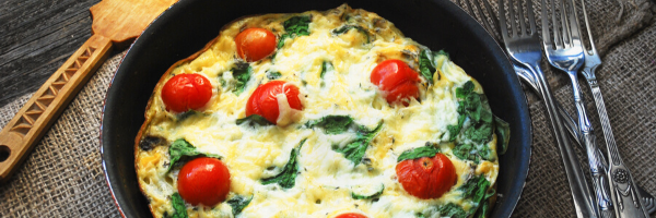 TOMATO-SPINACH FRITTATA