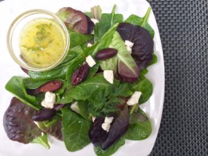 spinach salad with feta cheese